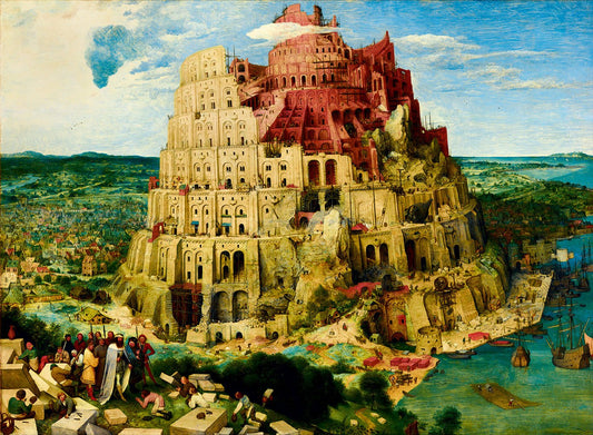 id. Pieter Bruegel - Bábel Tornya Bluebird 3000 darabos kirakó puzzle (BB-60148 3663384601484) - puzzlegarden