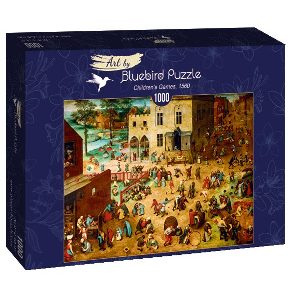 id. Pieter Bruegel - Gyermekjátékok Bluebird 1000 darabos kirakó puzzle (BB-60034 3663384600340) - puzzlegarden