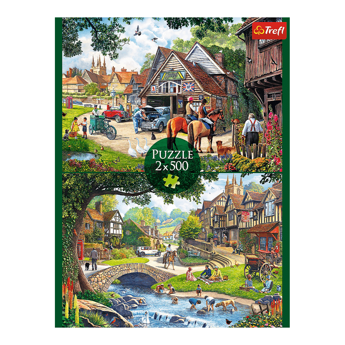 Idilli Élet - 2x500 Trefl 500 darabos kirakó puzzle (TR-37494) - puzzlegarden