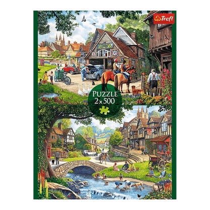 Idilli Élet - 2x500 Trefl 500 darabos kirakó puzzle (TR-37494) - puzzlegarden