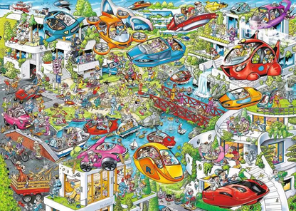 Időutazás 4. – A jövőben Ravensburger 1000 darabos kirakó puzzle (RA-12001743) - puzzlegarden
