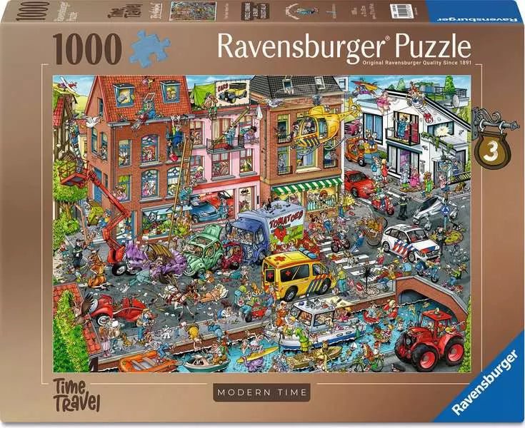 Időutazás – Modern kor Ravensburger 1000 darabos kirakó puzzle (RA-12001742) - puzzlegarden