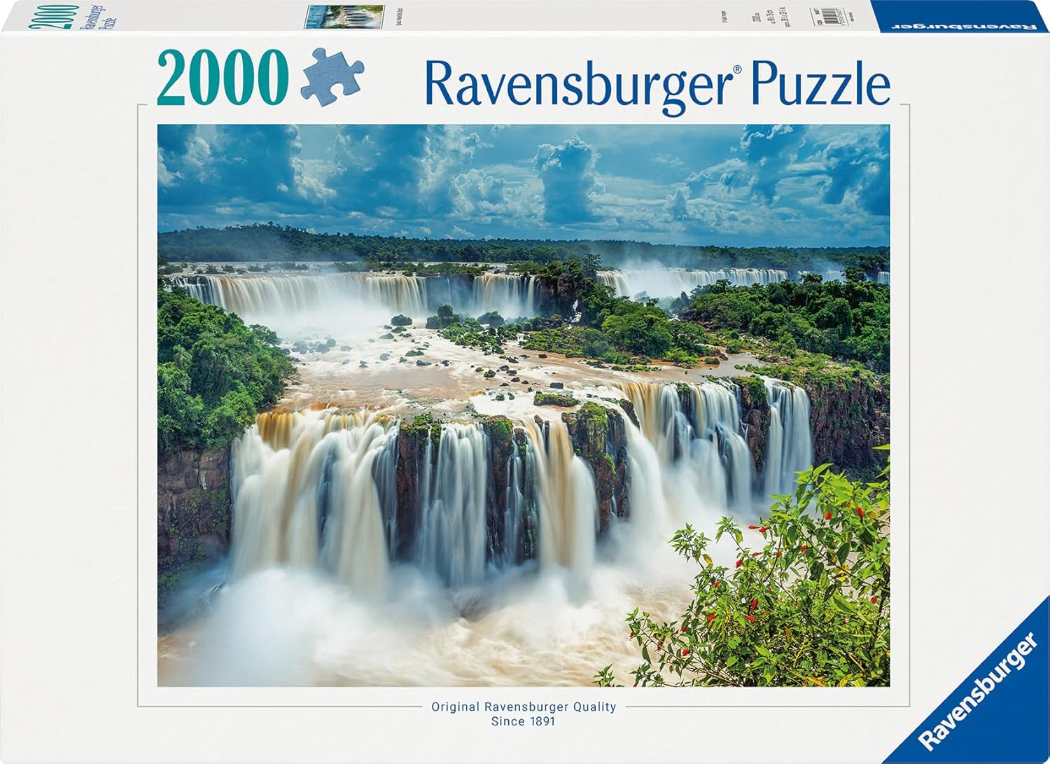 Iguazu vízesés, Brazília Ravensburger 2000 darabos kirakó puzzle (RA - 16607 4005556166077) - puzzlegarden