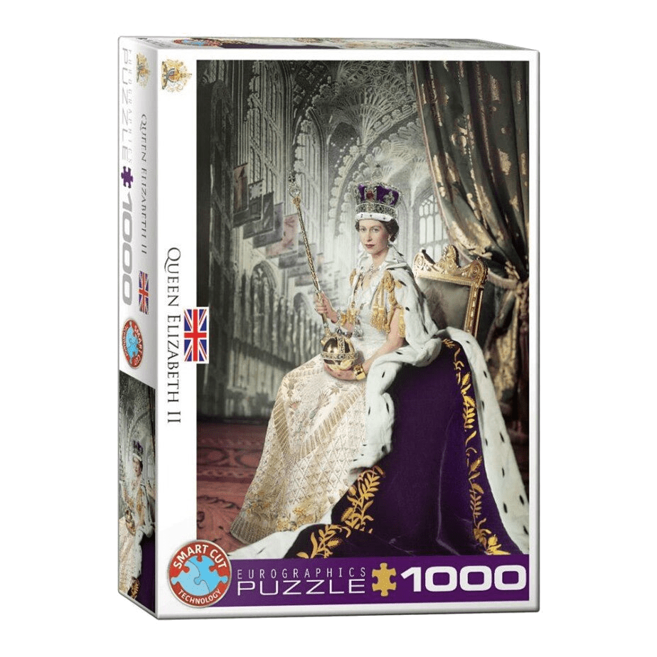 II. Erzsébet Királynő Eurographics 1000 darabos kirakó puzzle (EUR-6000-0919) - puzzlegarden