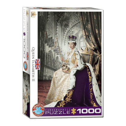 II. Erzsébet Királynő Eurographics 1000 darabos kirakó puzzle (EUR-6000-0919) - puzzlegarden
