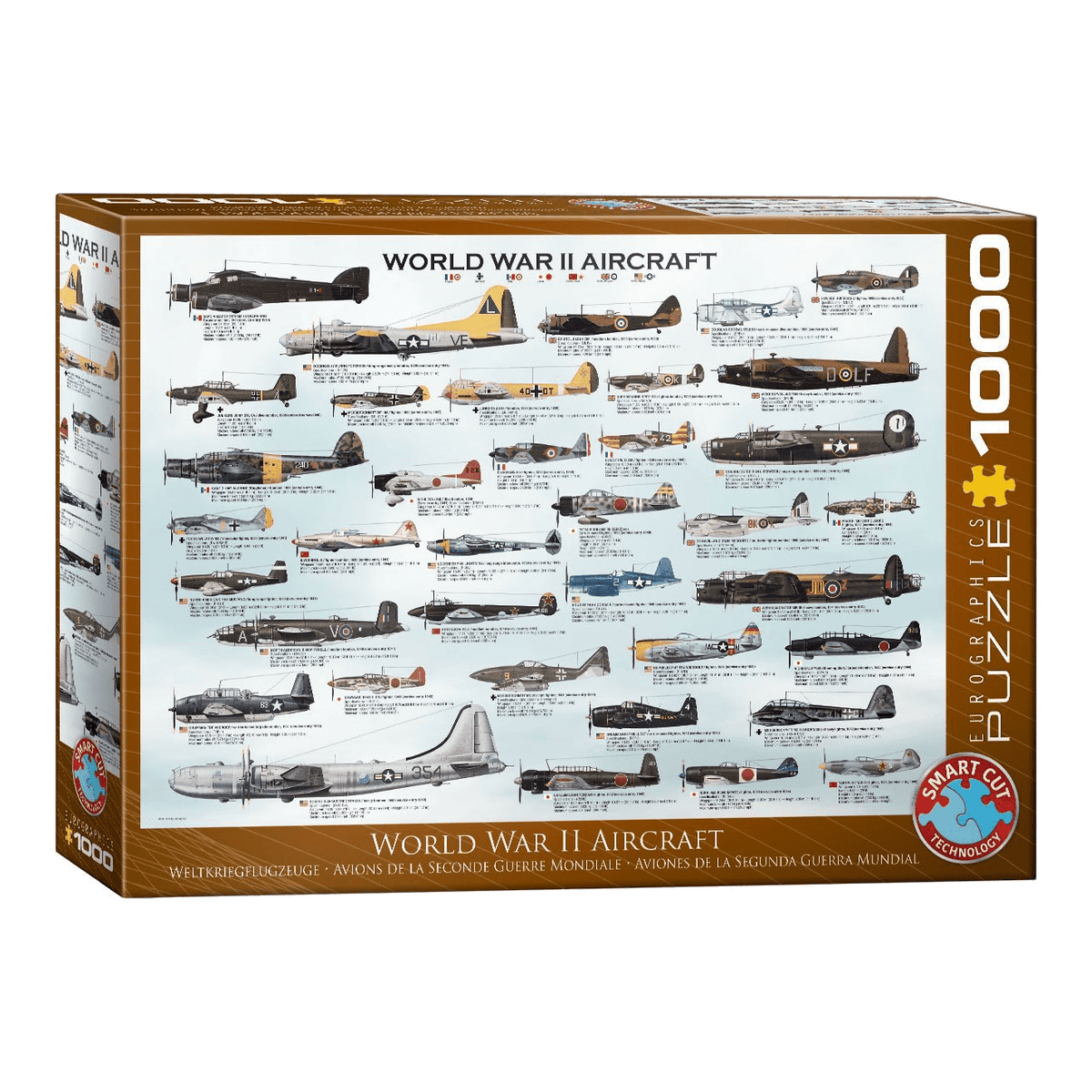 II. Világháború Repülői Eurographics 1000 darabos kirakó puzzle (EUR-6000-0075) - puzzlegarden