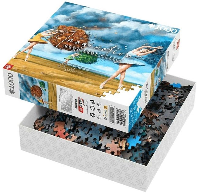 Imagination - A zöld szín formája Good Loot 1000 darabos kirakó puzzle (GL - 5908305243717 5908305243717) - puzzlegarden