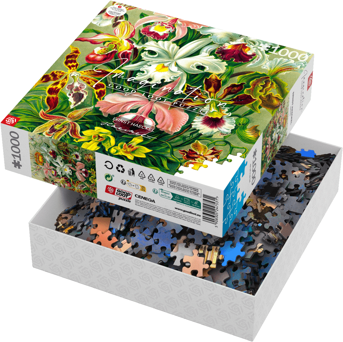 Imagination - Ernst Haeckel - Orchidea Good Loot 1000 darabos kirakó puzzle (GL - 5908305247531 5908305247531) - puzzlegarden