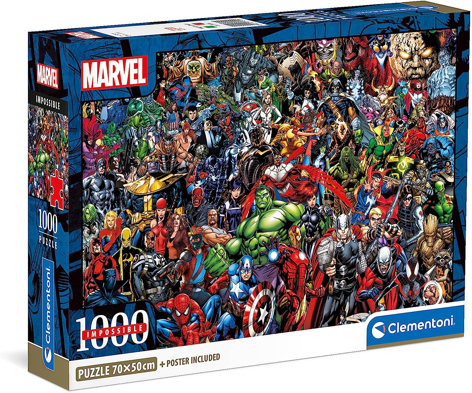 Impossible - Marvel Clementoni 1000 darabos kirakó puzzle (CL-39709 8005125397099) - puzzlegarden