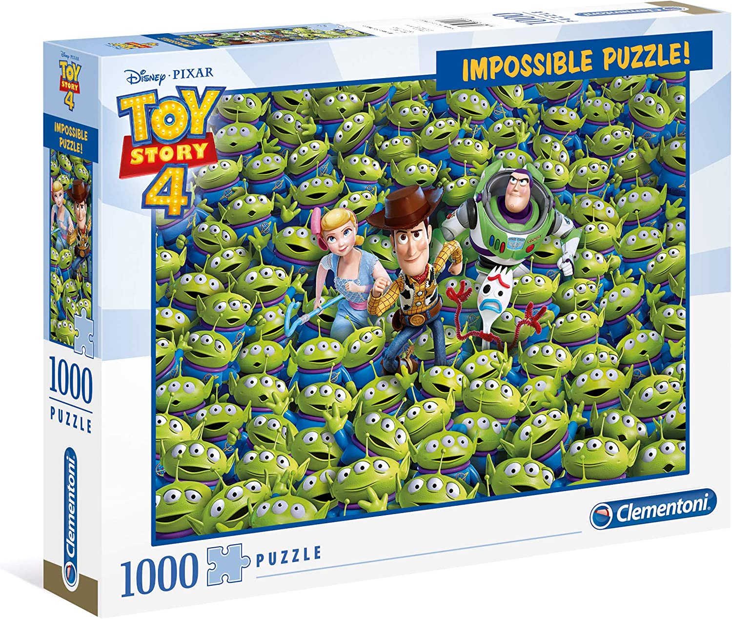 Impossible - Toy Story 4 Clementoni 1000 darabos kirakó puzzle (CL-39499 8005125394999) - puzzlegarden