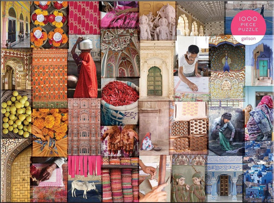 India szĂnei Galison 1000 darabos kirakĂł puzzle (GA - M012121B1) - puzzlegarden