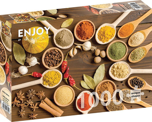 Indiai Fűszerek Enjoy 1000 darabos kirakó puzzle (EN-1350 5949194013500) - puzzlegarden