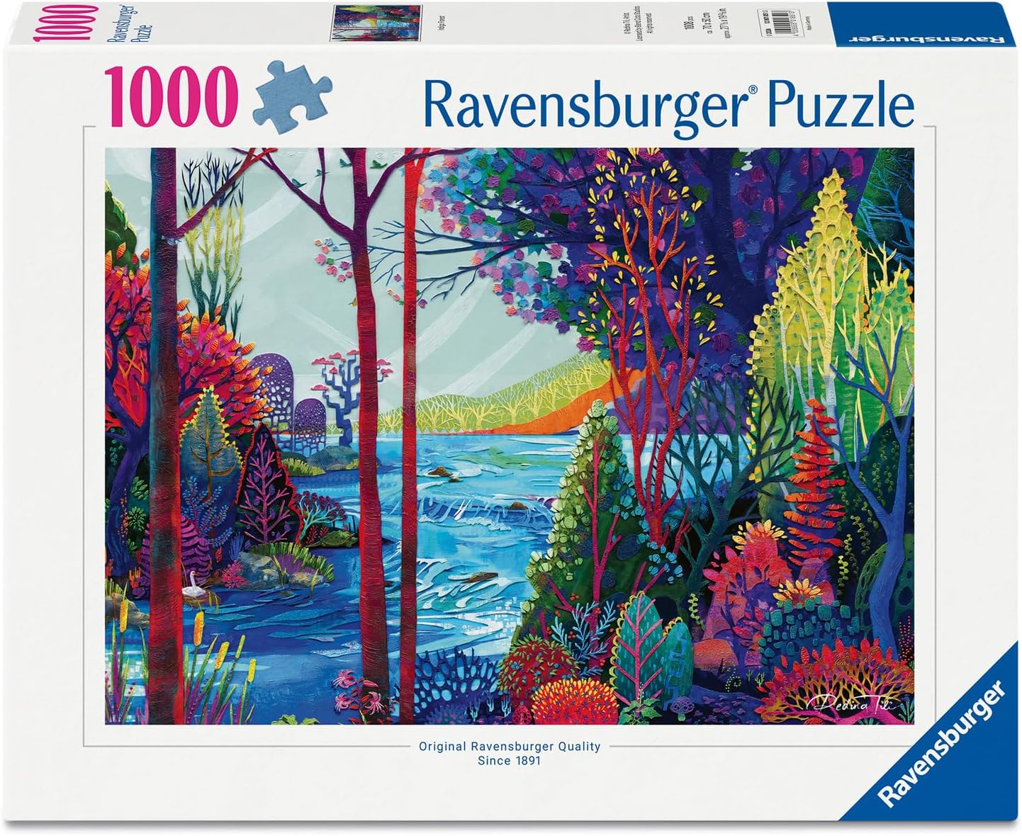 Indigó erdő Ravensburger 1000 darabos kirakó puzzle (RA-12001851) - puzzlegarden