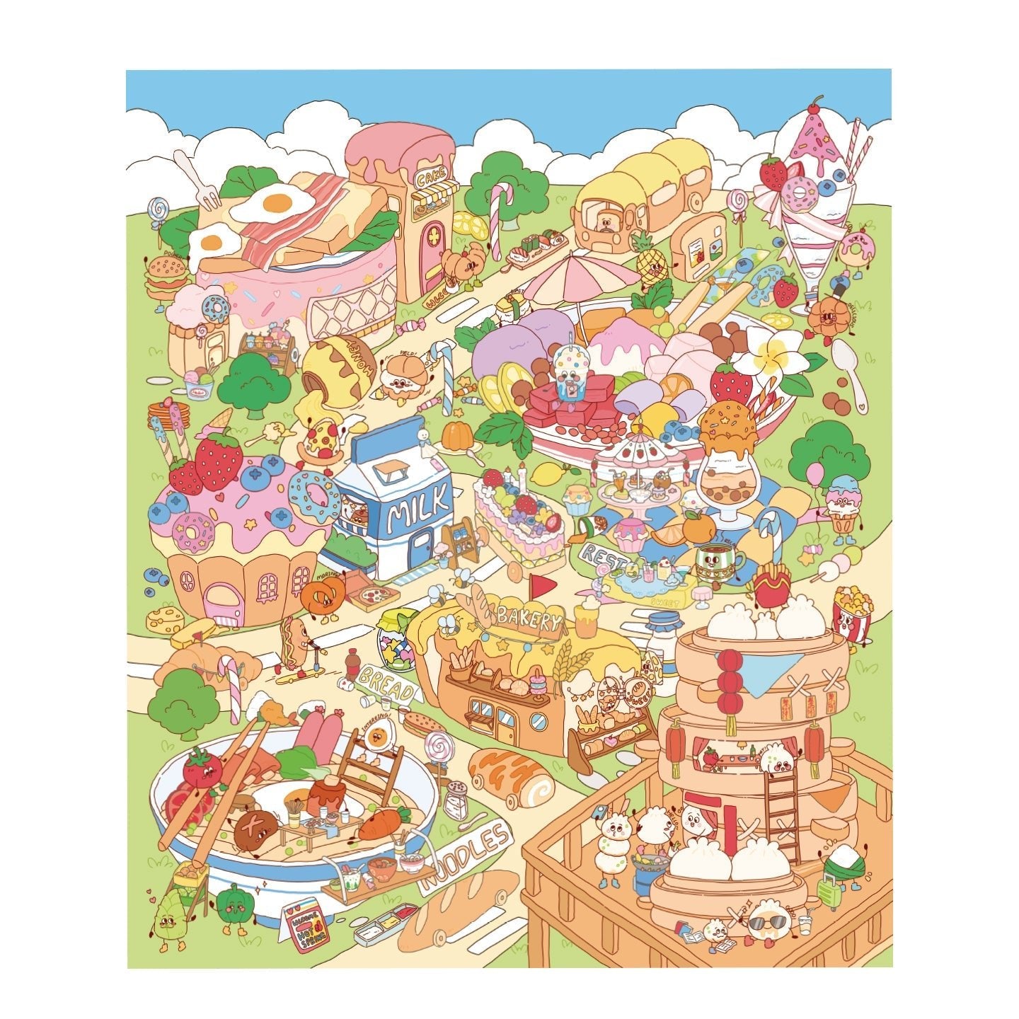 Ínyenc - sziget - matricajelenet Simno 1 darabos kirakó puzzle (SN-6941776325901) - puzzlegarden