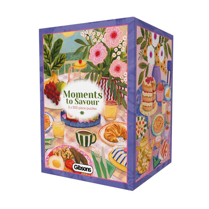 Ízes pillanatok – 3x500 Gibsons 500 darabos kirakó puzzle (G-G5503) - puzzlegarden
