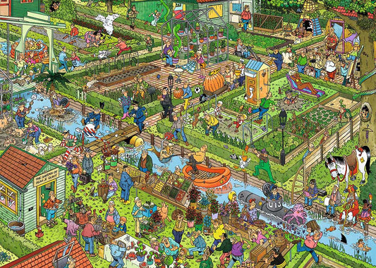 Jan van Haasteren – A veteményeskert Jumbo 1000 darabos kirakó puzzle (JU - 1110100600) - puzzlegarden