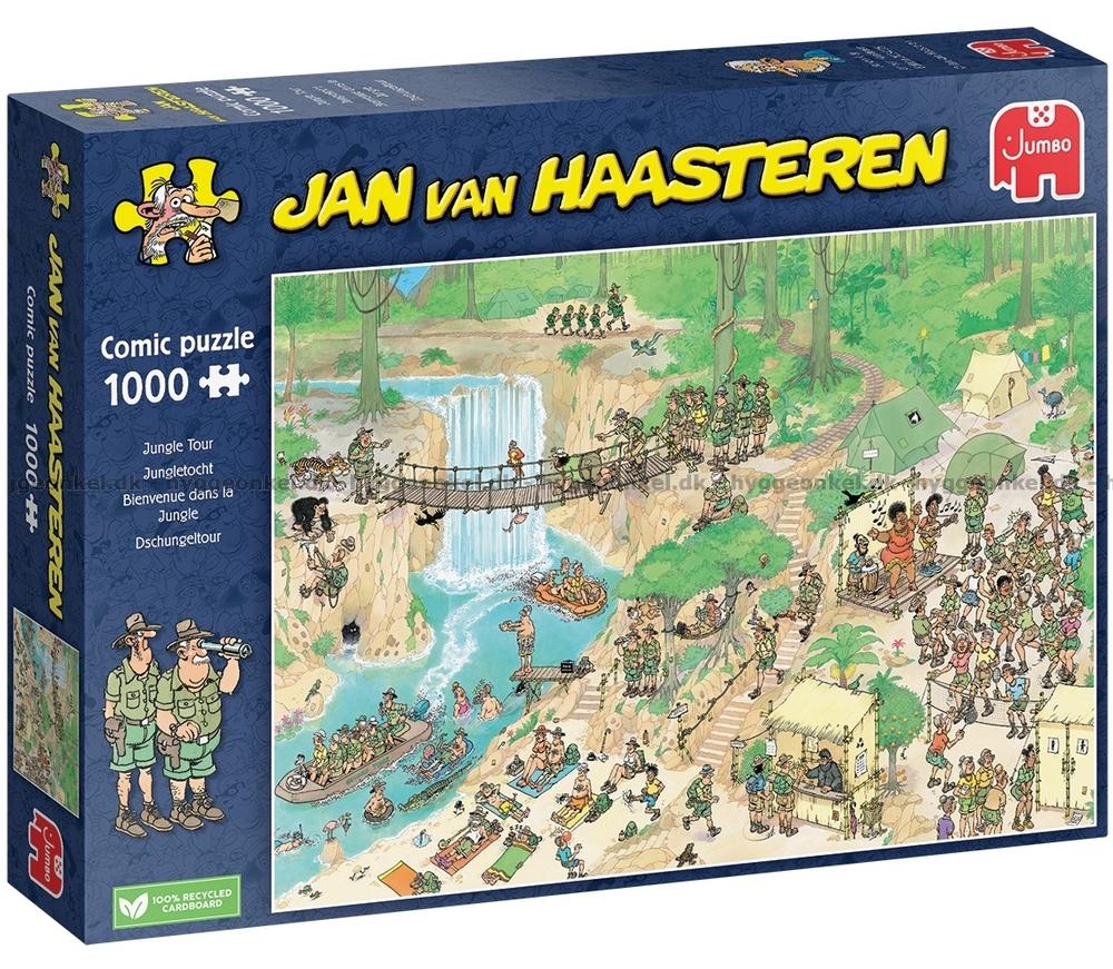 Jan van Haasteren - Dzsungeltúra Jumbo 1000 darabos kirakó puzzle (JU - 1110100316 8710126018484) - puzzlegarden