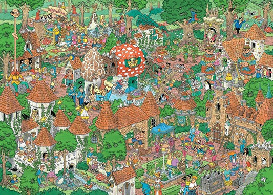 Jan van Haasteren - Fairytale Forest Jumbo 1000 darabos kirakó puzzle (JU - 20045 8710126200452) - puzzlegarden