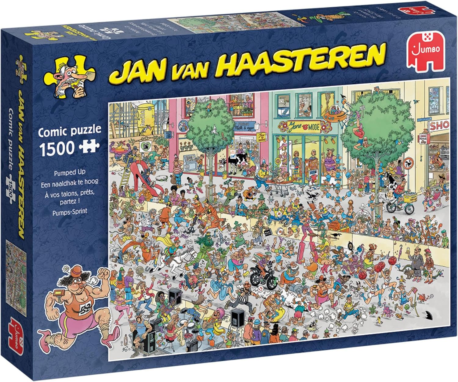 Jan van Haasteren – Felturbózva Jumbo 1500 darabos kirakó puzzle (JU-1110100529) - puzzlegarden