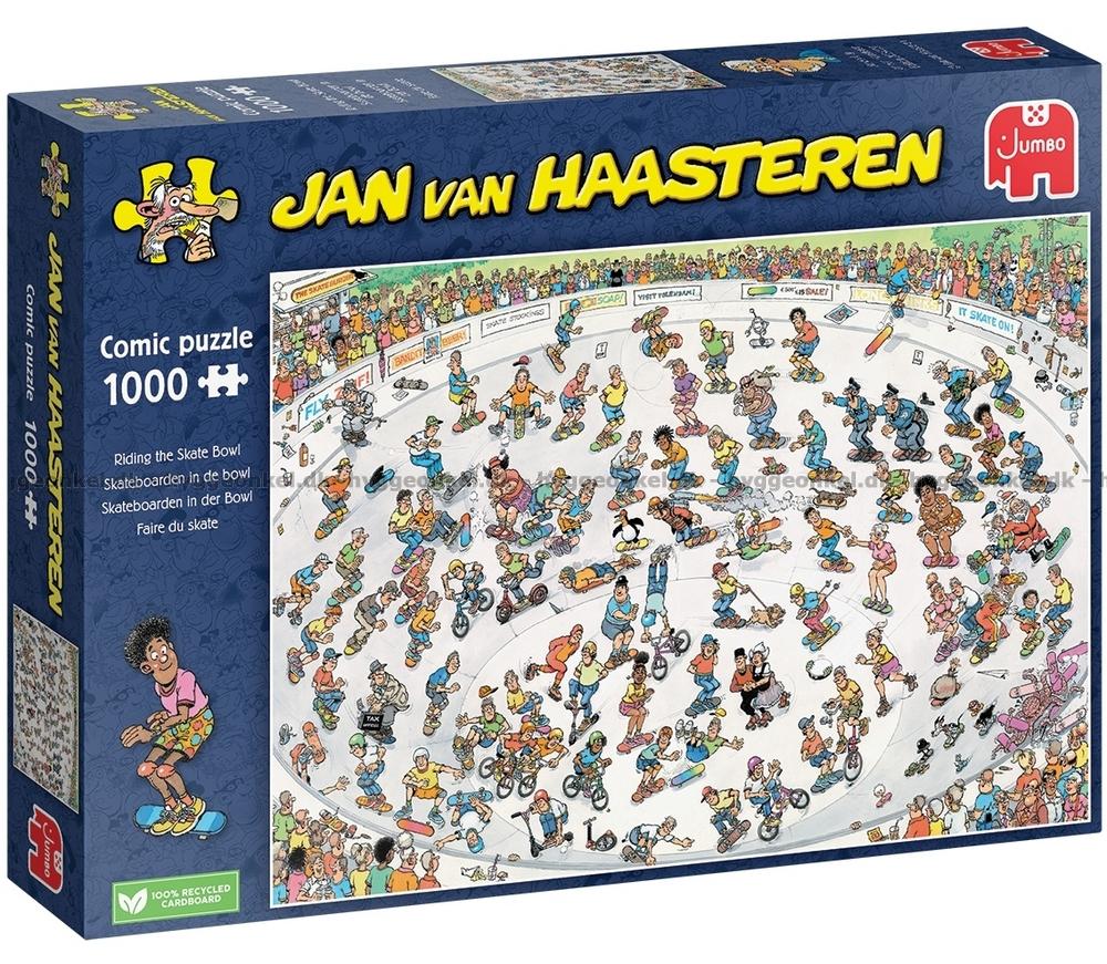 Jan van Haasteren - Gördeszkapályán Jumbo 1000 darabos kirakó puzzle (JU - 1110100323 8710126003459) - puzzlegarden