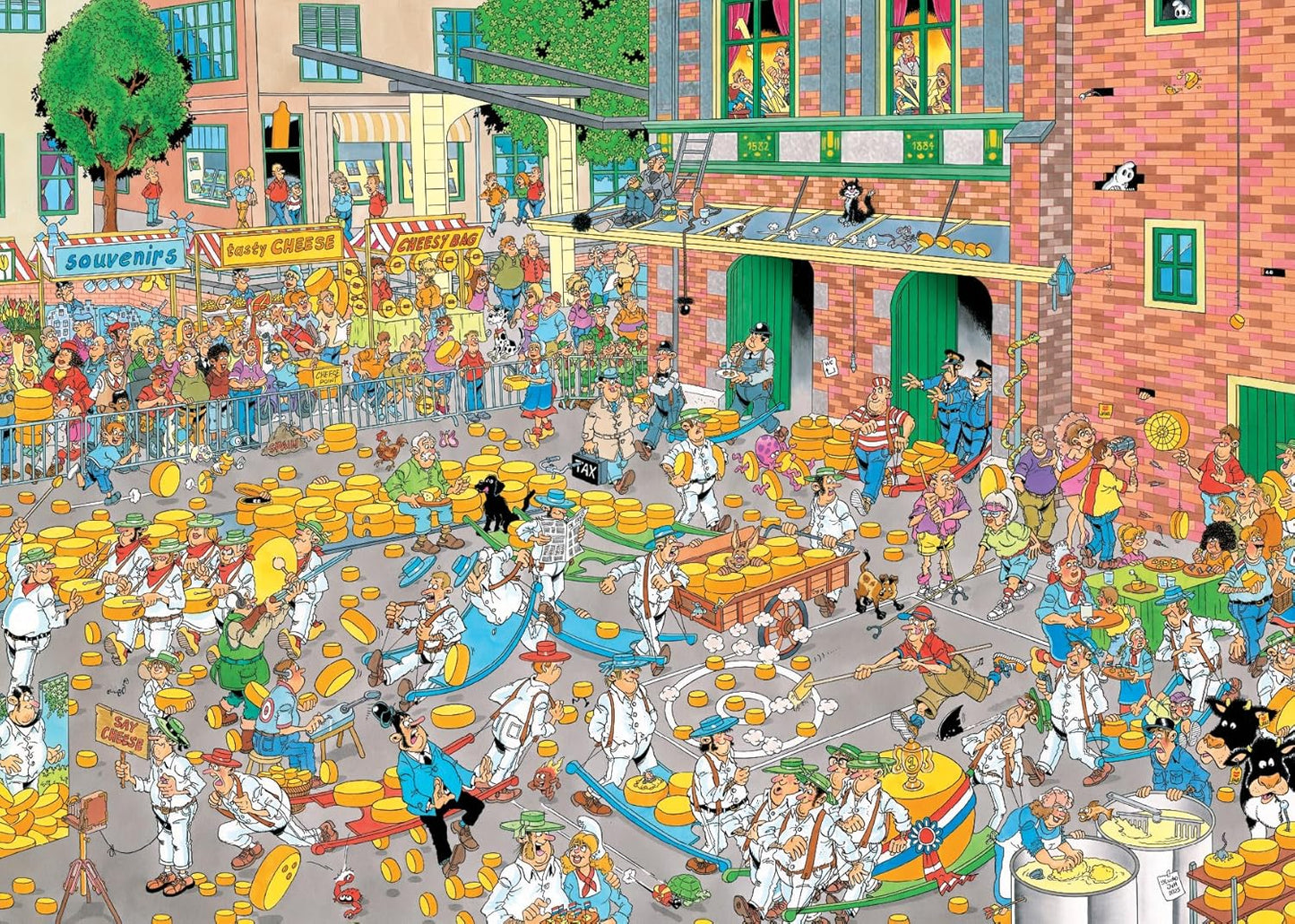 Jan van Haasteren – Holland hagyományok – 2x1000 Jumbo 1000 darabos kirakó puzzle (JU-1110100646) - puzzlegarden