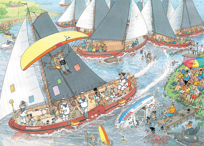 Jan van Haasteren – Holland hagyományok – 2x1000 Jumbo 1000 darabos kirakó puzzle (JU-1110100646) - puzzlegarden