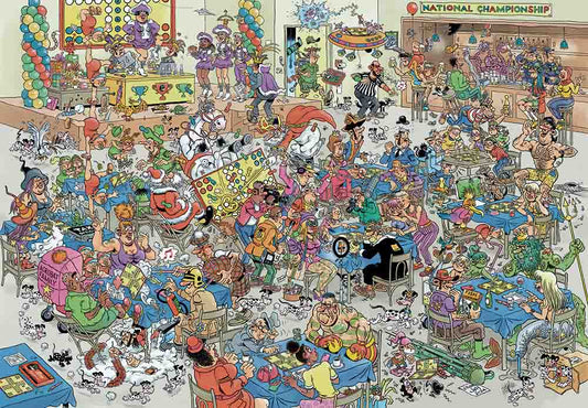 Jan van Haasteren – Ki nevet a végén? csata Jumbo 2000 darabos kirakó puzzle (JU - 1110100523) - puzzlegarden