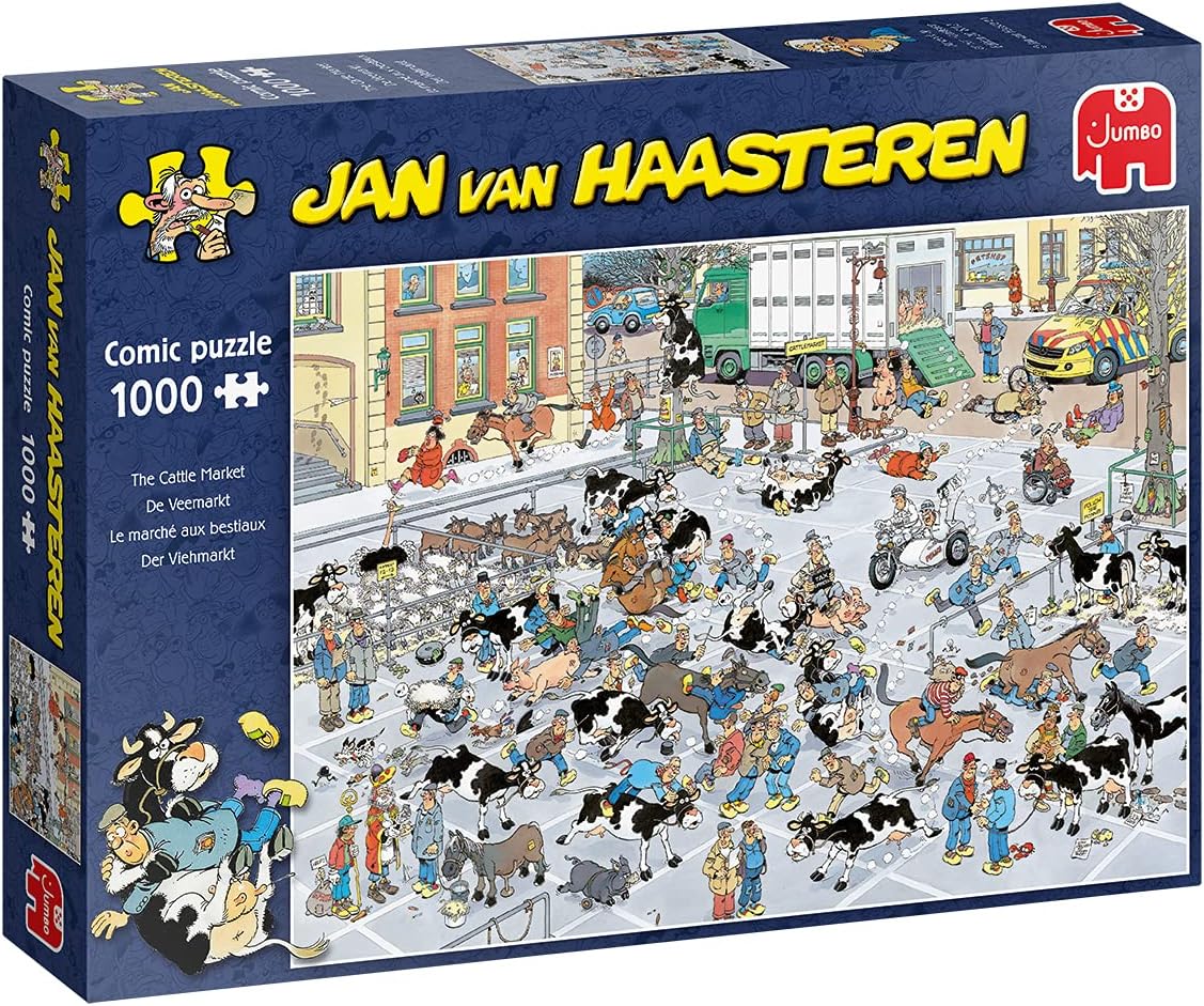 Jan van Haasteren - Marhavásár Jumbo 1000 darabos kirakó puzzle (JU-19075 8710126190753) - puzzlegarden