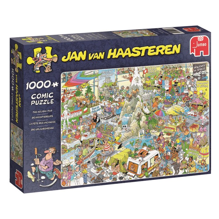 Jan van Haasteren - Nyaralás Expo Jumbo 1000 darabos kirakó puzzle (JU - 19051 8710126190517) - puzzlegarden