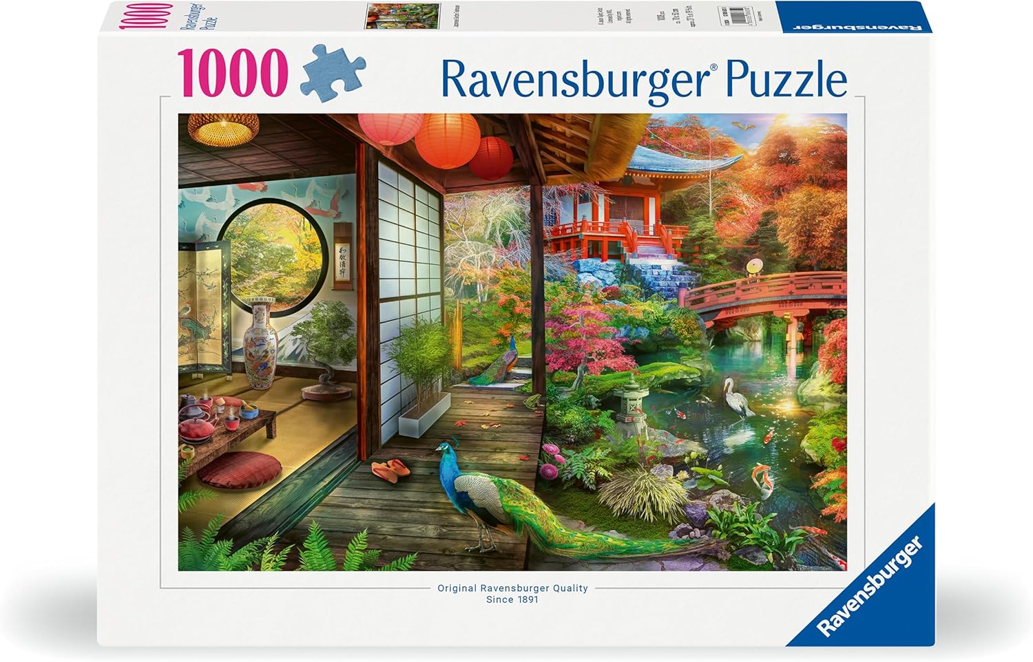 Japán Kerti Teaház Ravensburger 1000 darabos kirakó puzzle (RA-12000635) - puzzlegarden