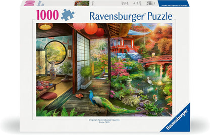 Japán Kerti Teaház Ravensburger 1000 darabos kirakó puzzle (RA-12000635) - puzzlegarden
