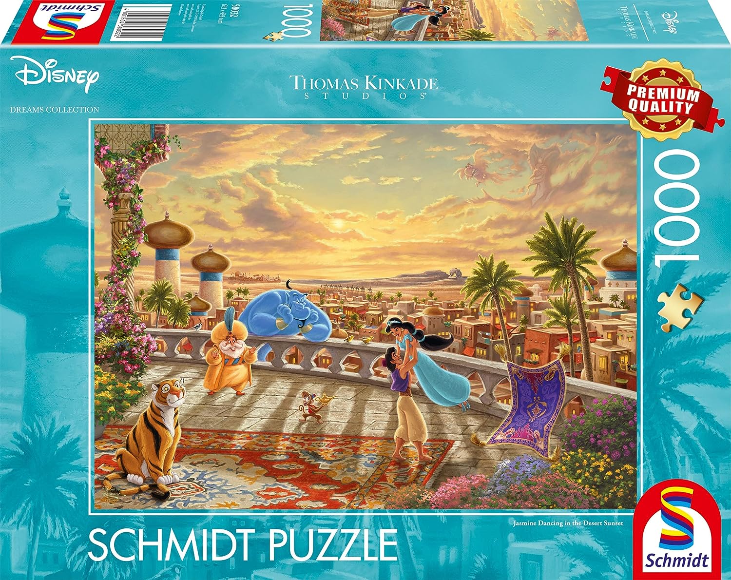 Jázmin és Aladdin Schmidt 1000 darabos kirakó puzzle (SCH-58032 4001504580322) - puzzlegarden