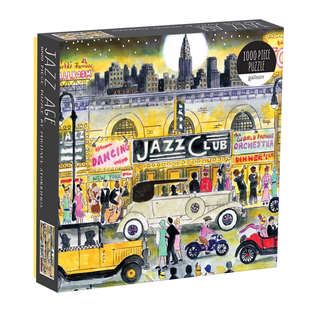 Jazz korszak Galison 1000 darabos kirakó puzzle (GA - 9780735357518 9780735357518) - puzzlegarden