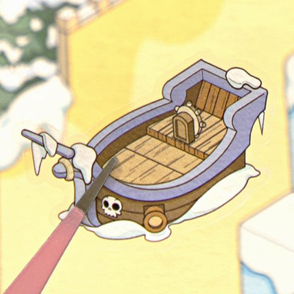 Jég és hó birodalma - matricajelenet Simno 1 darabos kirakó puzzle (SN-6941776320517) - puzzlegarden