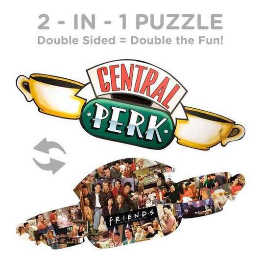 Jóbarátok Central Perk Aquarius 600 darabos kirakó puzzle (AQ-75029 840391141360) - puzzlegarden
