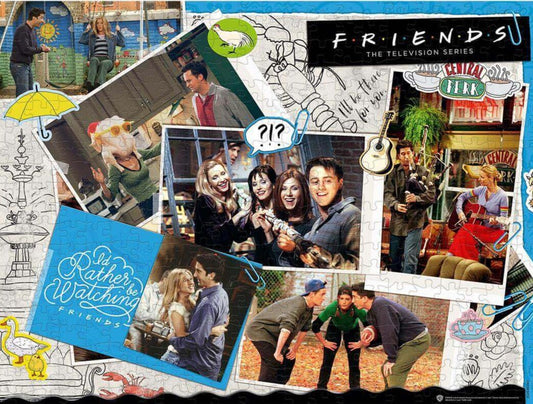 Jóbarátok - Friends - Scrapbook Winning Moves 1000 darabos kirakó puzzle (WM-00378 5036905039611) - puzzlegarden
