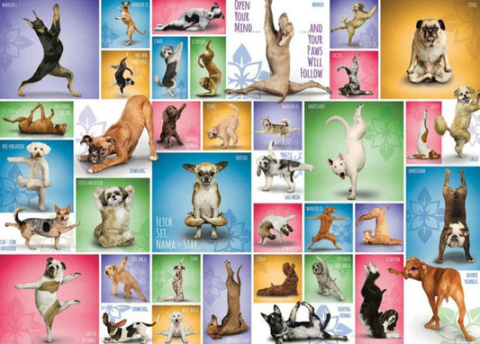 Jógázó Kutyák Eurographics 1000 darabos kirakó puzzle (EUR - 6000 - 0954) - puzzlegarden