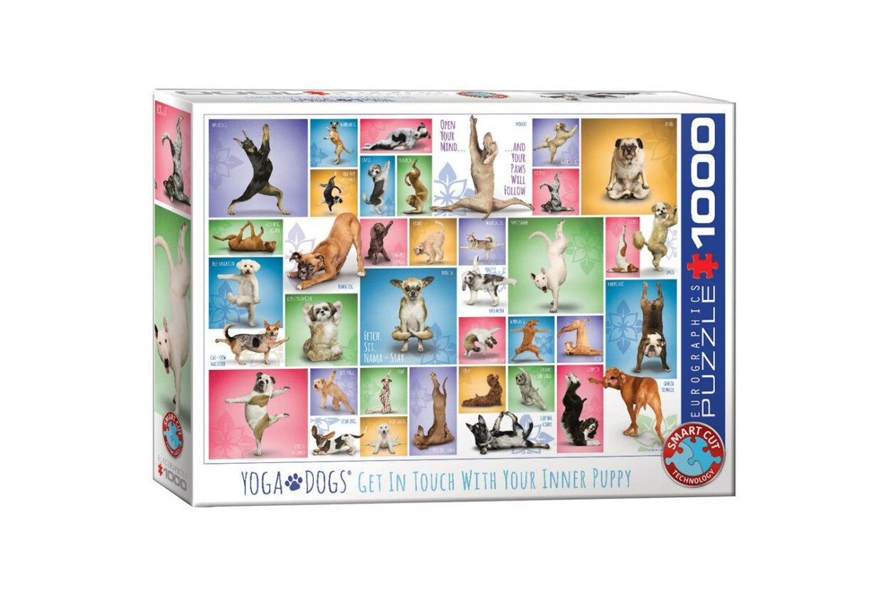 Jógázó Kutyák Eurographics 1000 darabos kirakó puzzle (EUR-6000-0954 628136609548) - puzzlegarden