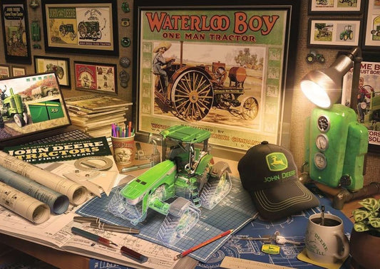 John Deere Munkaasztal - XXL Ravensburger 500 darabos kirakó puzzle (RA - 16838) - puzzlegarden