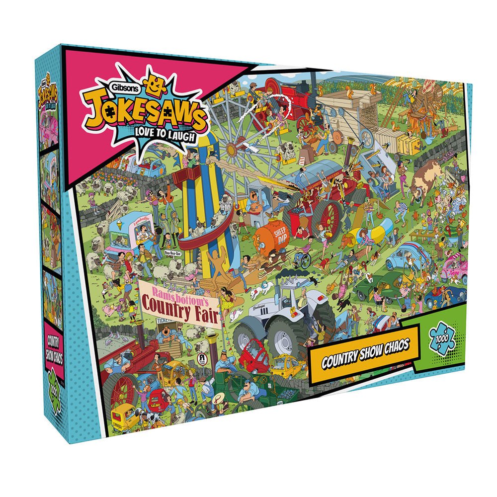 Jokesaws: Country Show Chaos Gibsons 1000 darabos kirakó puzzle (G - G7142 5012269071429) - puzzlegarden