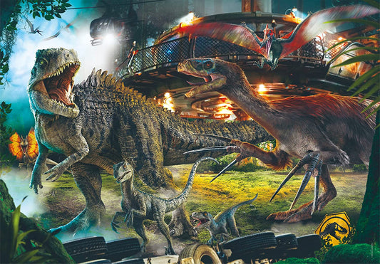 Jurassic World Koffer Clementoni 1000 darabos kirakó puzzle (CL-39699 8005125396993) - puzzlegarden