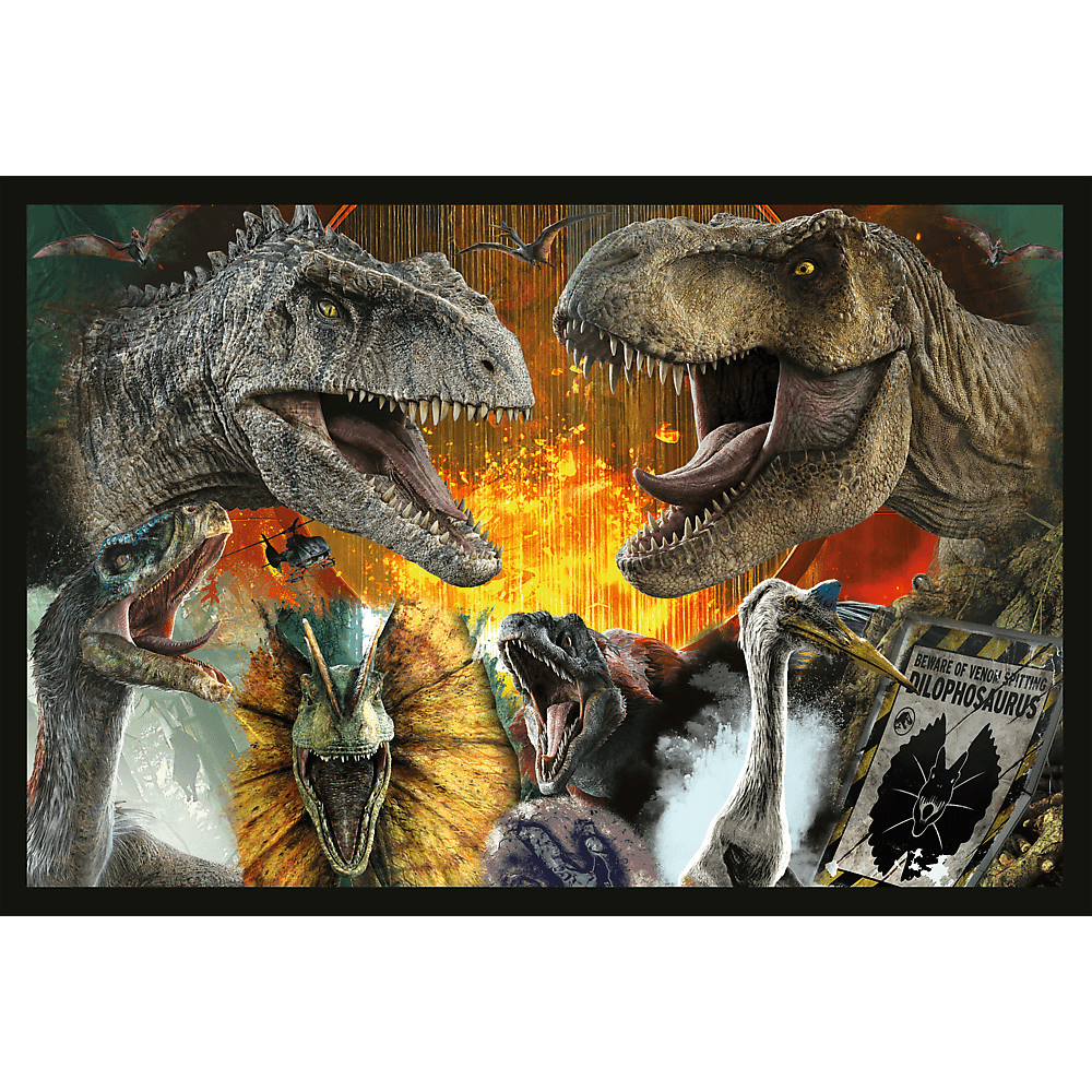 Jurassic World - Ősvilág – 2x200 Trefl 200 darabos kirakó puzzle (TR-13316) - puzzlegarden