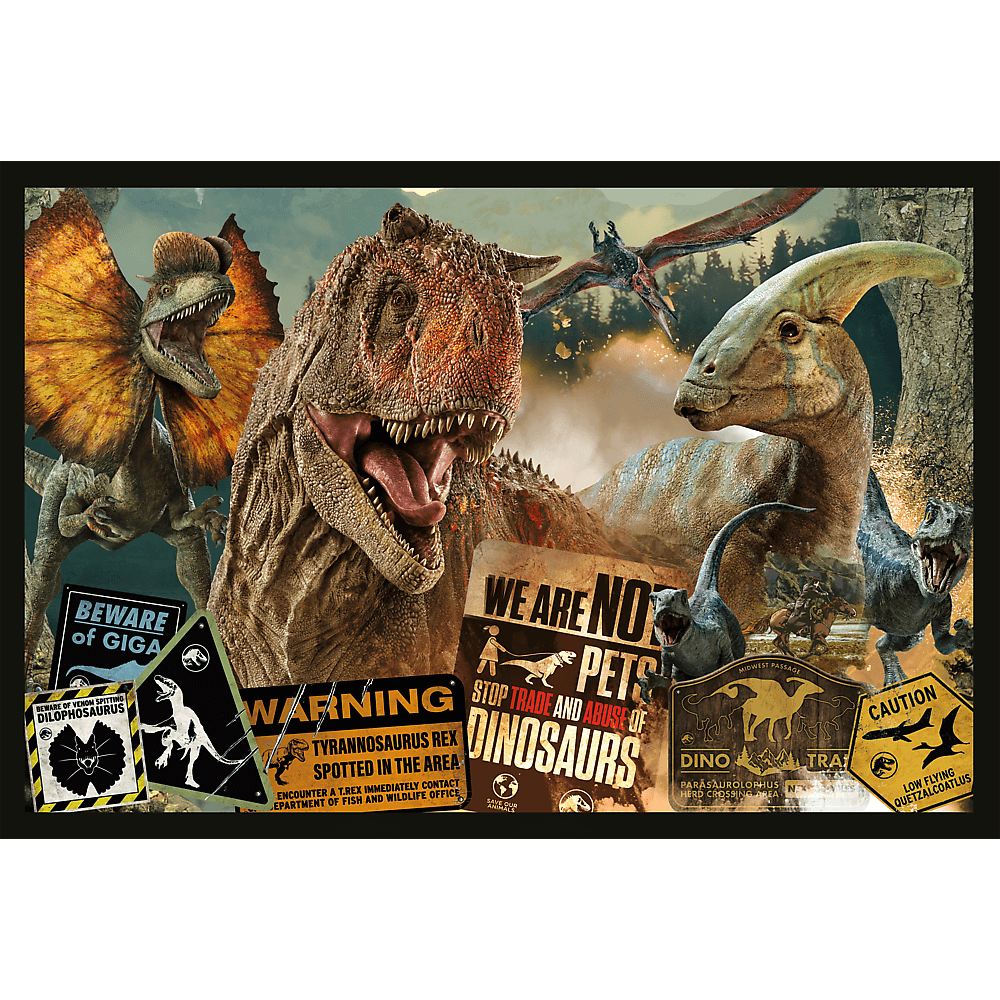 Jurassic World - Ősvilág – 2x200 Trefl 200 darabos kirakó puzzle (TR-13316) - puzzlegarden