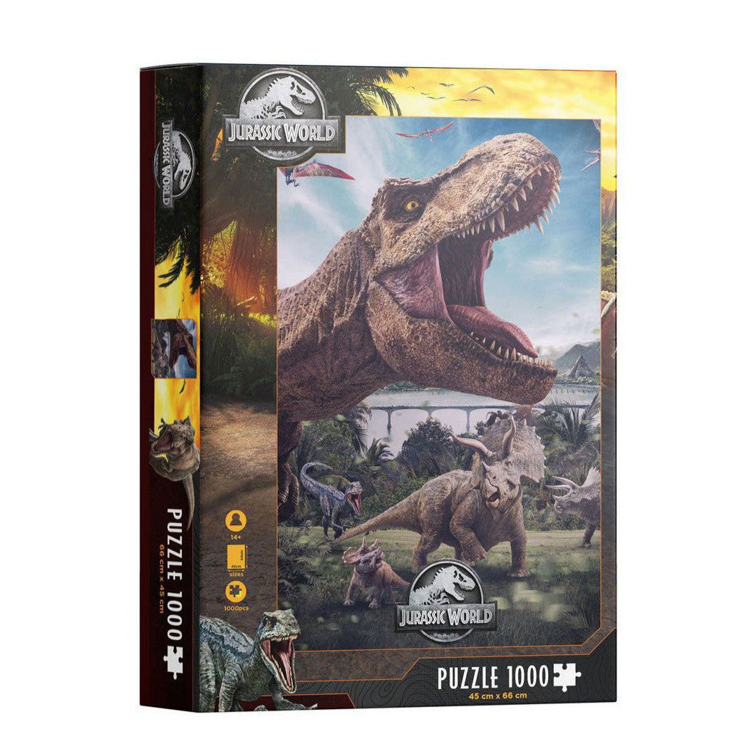 Jurrasic World - T-Rex SD-Toys 1000 darabos kirakó puzzle (SD-UNI25424 8435450254222) - puzzlegarden