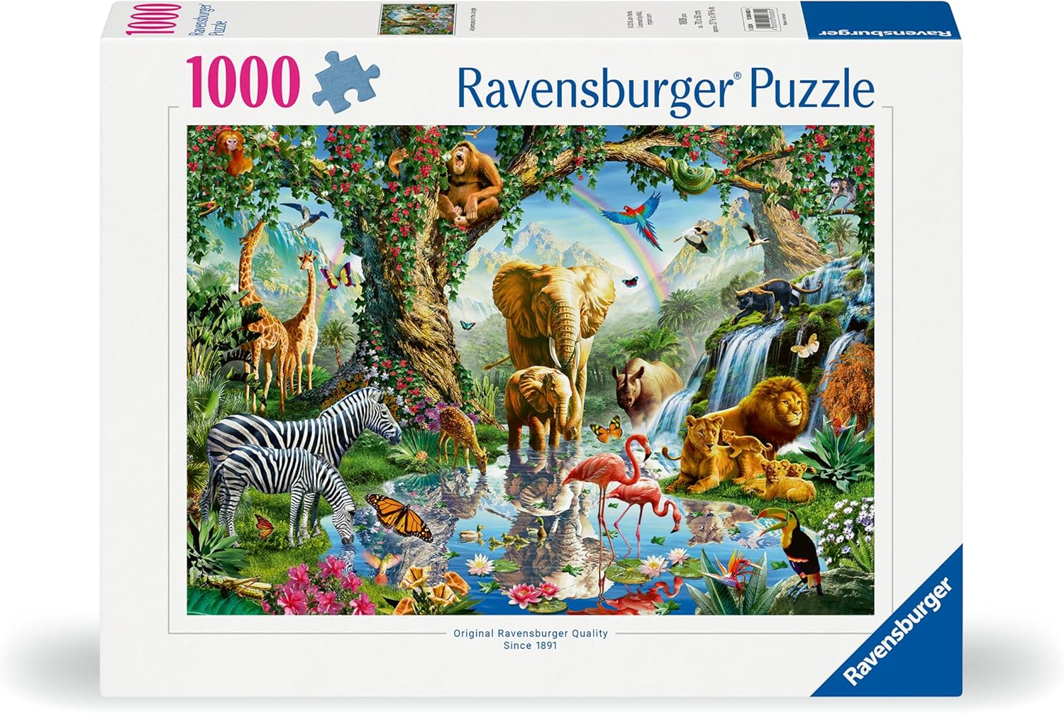 Kalandok a Dzsungelben Ravensburger 1000 darabos kirakó puzzle (RA - 12000682 4005555006824) - puzzlegarden