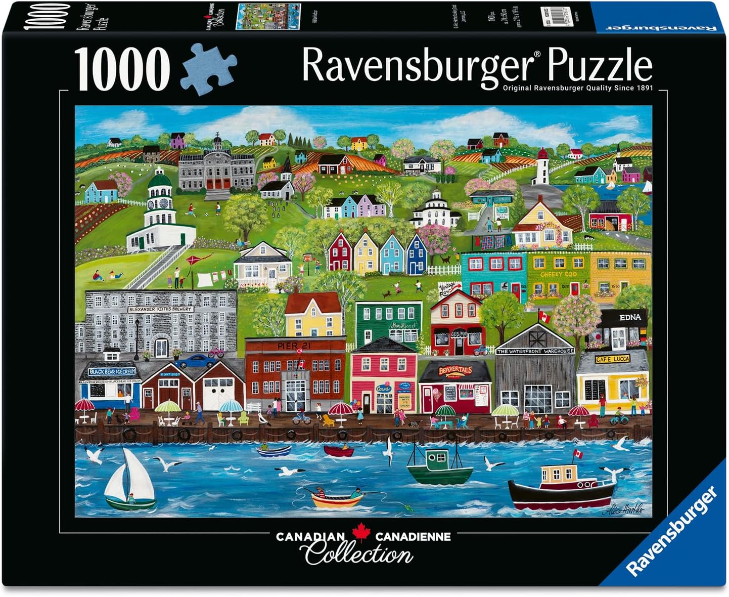 Kanadai kollekció – Halifax kikötő Ravensburger 1000 darabos kirakó puzzle (RA-12001853) - puzzlegarden