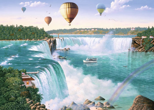 Kanadai Kollekció - Niagara - vízesés Ravensburger 1000 darabos kirakó puzzle (RA - 19871) - puzzlegarden