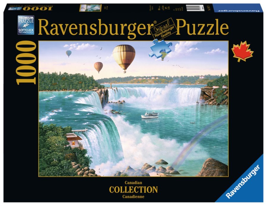 Kanadai Kollekció - Niagara-vízesés Ravensburger 1000 darabos kirakó puzzle (RA-19871 4005556198719) - puzzlegarden