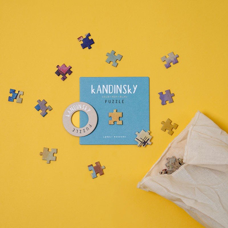 Kandinszkij: Sárga, vörös, kék Londji 520 darabos kirakó puzzle (LN-PZ642U) - puzzlegarden