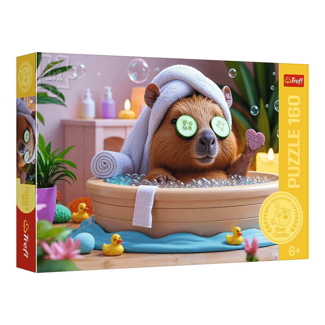 Kapibara Wellness Trefl 160 darabos kirakó puzzle (TR-15433) - puzzlegarden